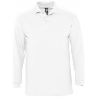 POLO PIQUÉ M/COMP 3 BOT WINTER BRANCO 